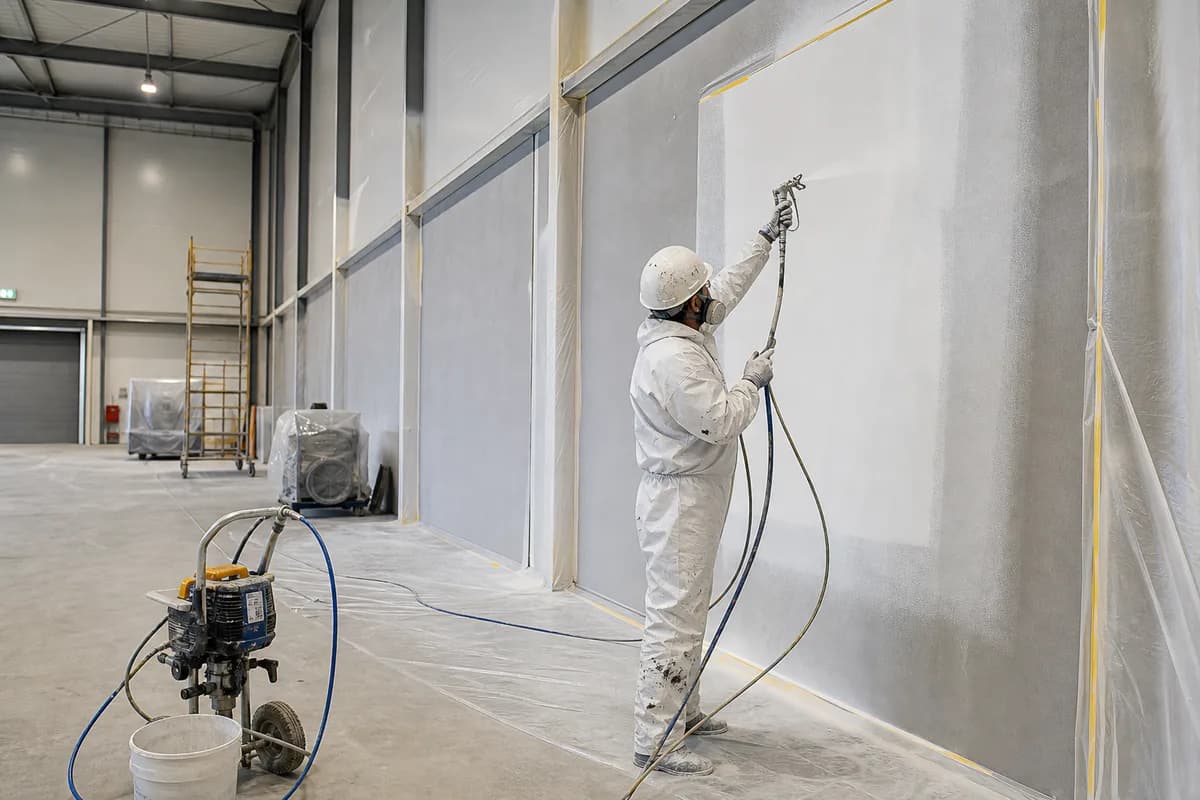 Depo ve fabrika boya
